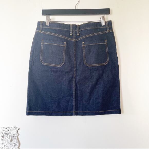 Le Mont Saint Michel Denim Jean Skirt 40 / L - Picture 2 of 4